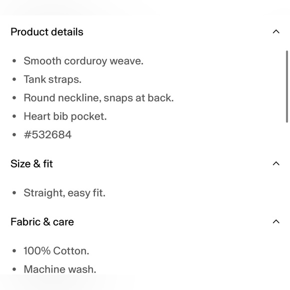 Baby Gap Corduroy Jumper Dress | Walden Green | Heart Pocket | 3 Years - Picture 5 of 5